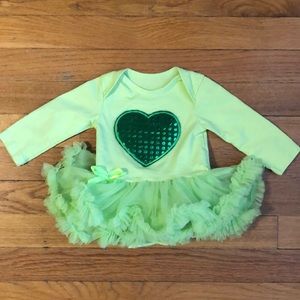 🍀💚Green tutu one piece
